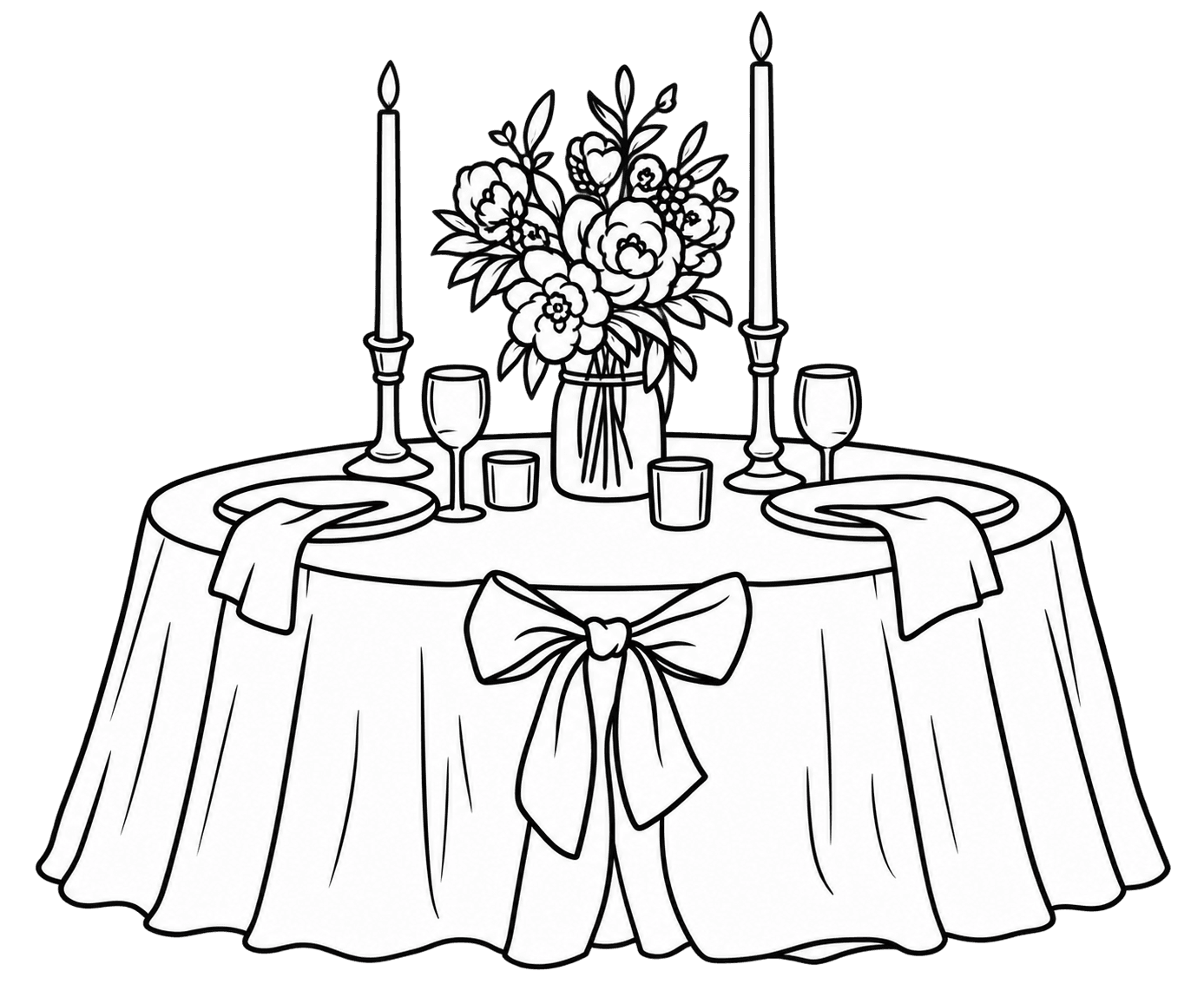 Dinner place setting